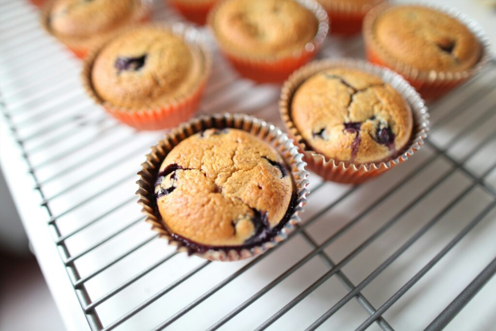Muffins de Banana Sem Gluten Low Carb